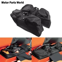 motorcycle black hard saddlebag luggage liners tour pack soft liner bags for harley touring electra street glide flhx flhr 93 22