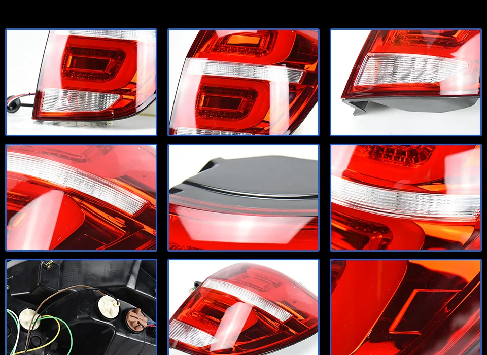 AKD Тюнинг автомобилей задние фонари для Chevrolet Captiva 2008- задние фонари светодиодный DRL ходовые огни Противотуманные фары с ангельскими глазками задняя парковка