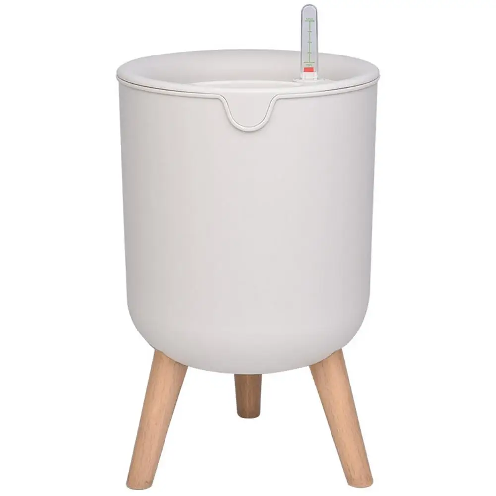 

Household Indoor Automatic Self-Watering Flower Pot Large Floor-standing Potted Storage Basin With Water Level Indicator