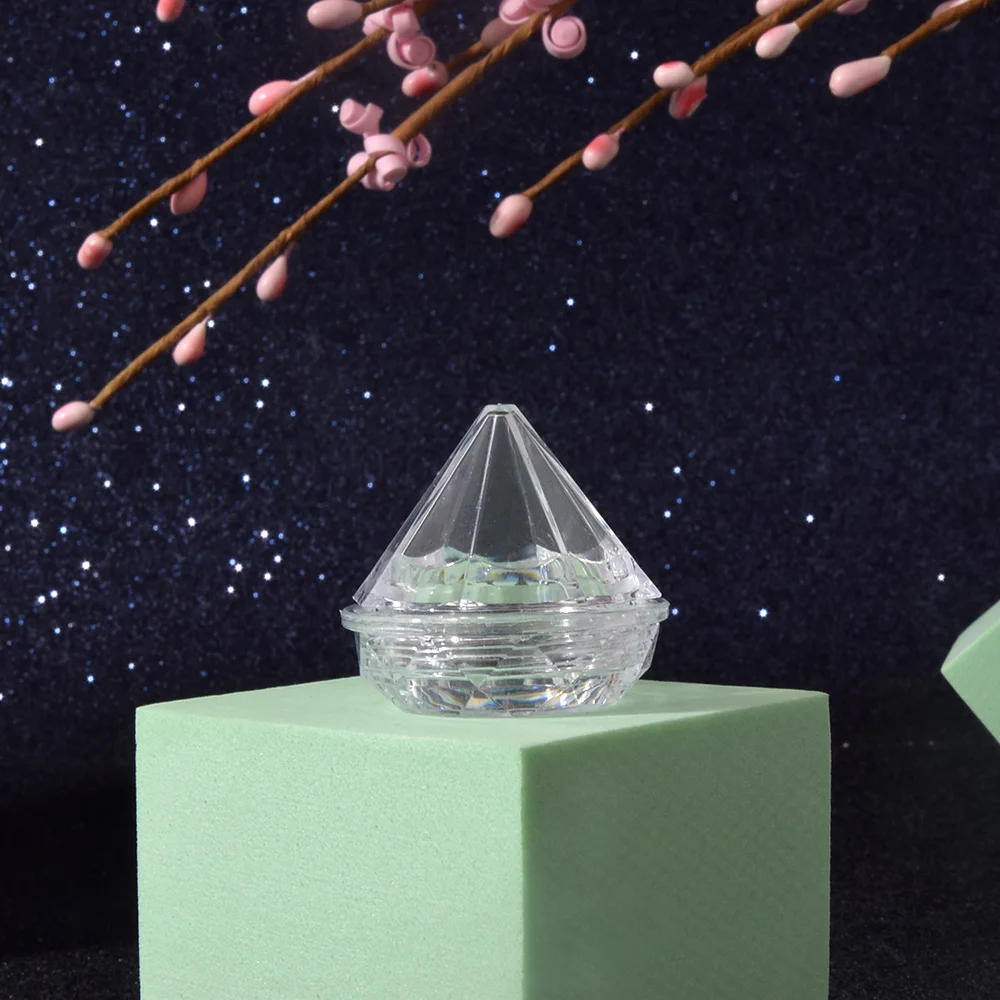 

10pcs/set 5g Empty Travel Refillable Bottles Transparent Diamond Cream Box Refillable Cosmetic Case Makeup Accessories