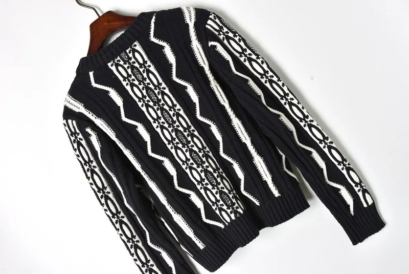 Высокое качество осень зима 2018 новый модный подиумный свитер женский круглый