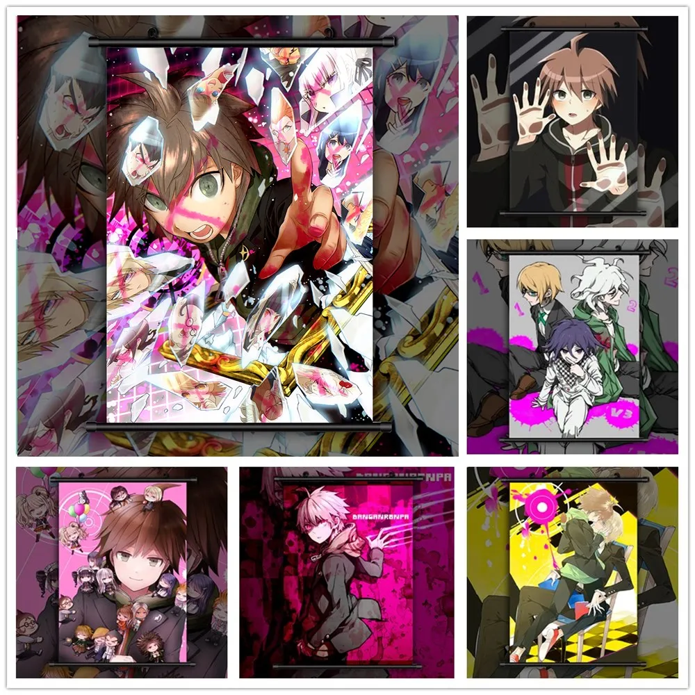 

Настенное художественное полотно картина декор комнаты картины Danganronpa Naegi Makoto Togami декор комнаты печать аниме плакаты домашний декор