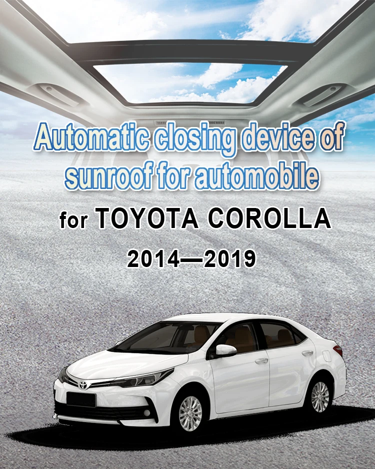 Для Защитные чехлы для сидений, сшитые специально для TOYOTA COROLLA- автоматического закрывания дверей устройство люк для автомобильных кабельных систем сдвигающая панель для крыши автомобиля близко