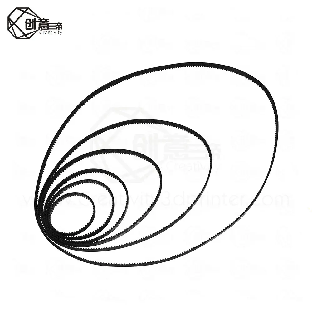 Резиновый Ремень ГРМ GT2 с замкнутым контуром 2 Гт 6 мм детали для 3D принтеров 110 112 122