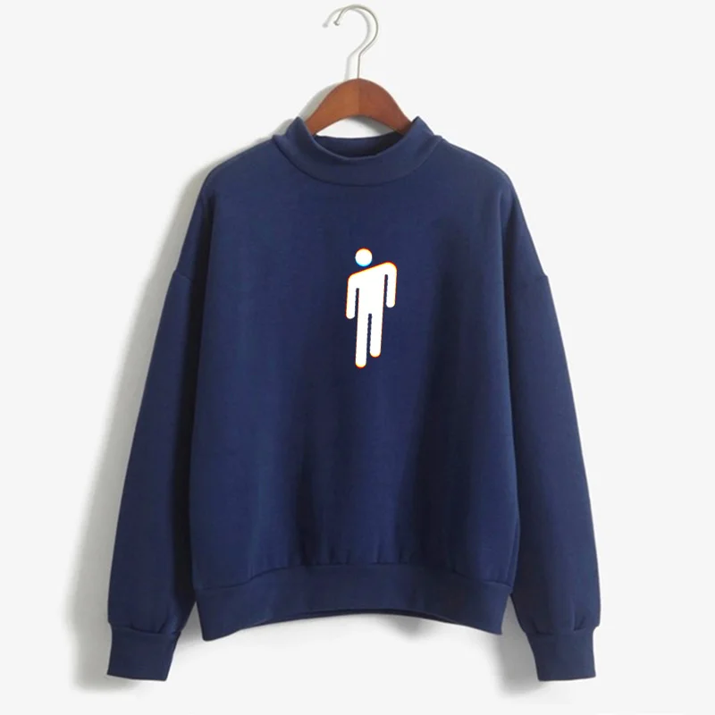 Sweatshirt2 Билли эйлиш Харадзюку толстовки для девочек топы для женщин с длинным рукавом Зимний бархатный свитер утепленное пальто - Цвет: Sweatshirt2