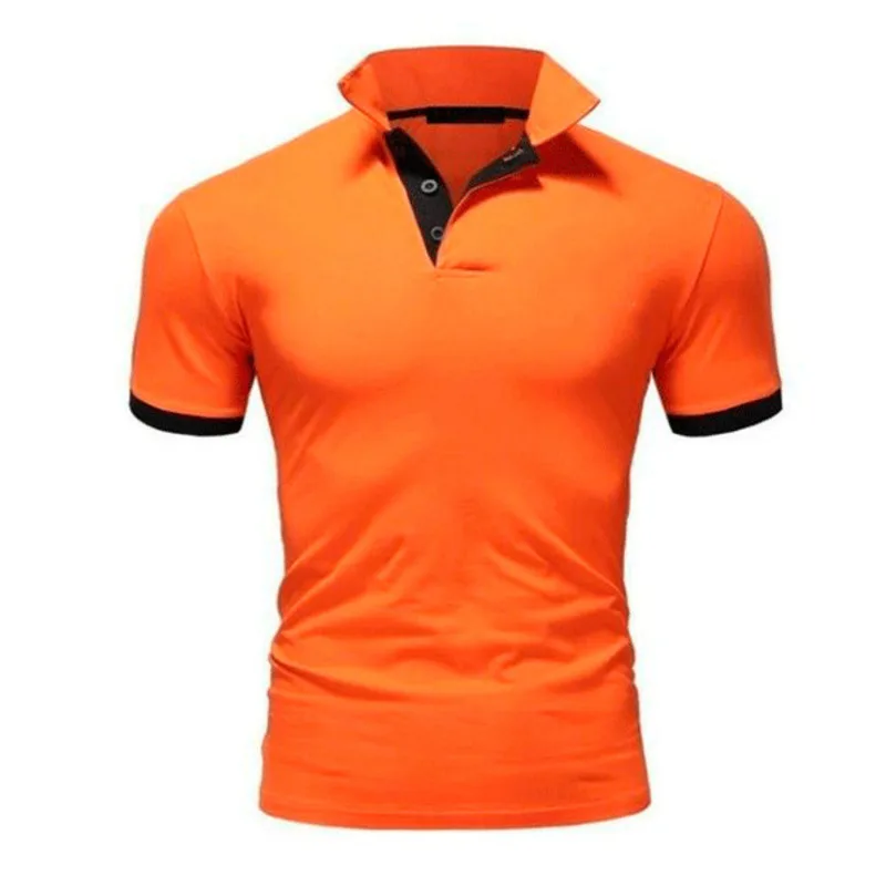 

Summer New Solid Color Men's Clothing Polo T Shirt For High Quality Casual Men Short-Sleeved Asian Size S-5XL Oversized T-shirt
