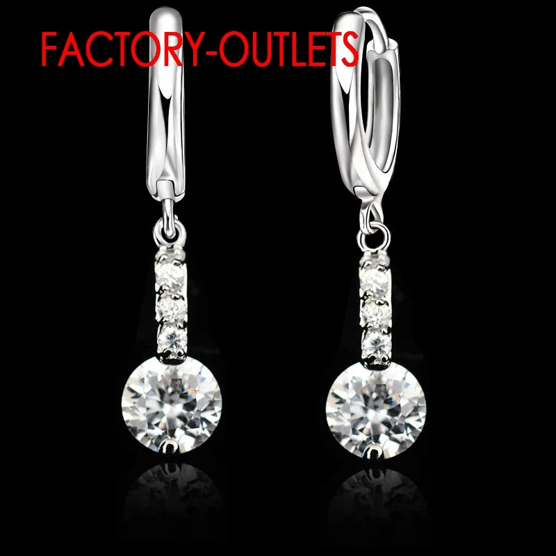 Модный набор украшений для женщин и девочек из стерлингового серебра 925 пробы