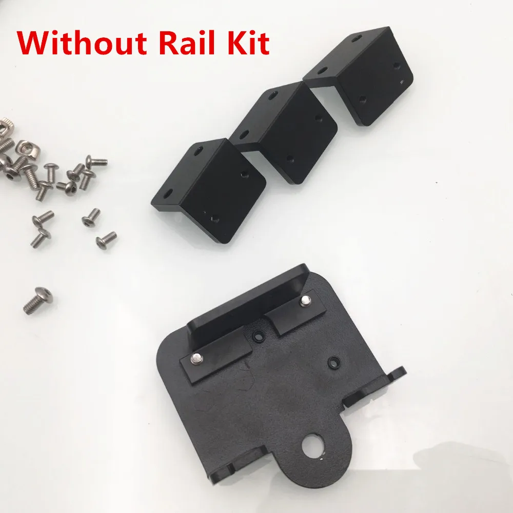 Without Rail kit Creality CR-10S S4 S5 Ender 3 3D принтер X axis линейный рельс обновленный комплект алюминиевый линейный рельс мод для Creality Ender 3 CR-10 - Цвет: Without Rail kit