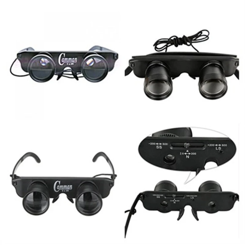 

1pc Portable Magnifier Glasses Style Outdoor Fishing Optics Binoculars Telescope Magnification Eyeglass