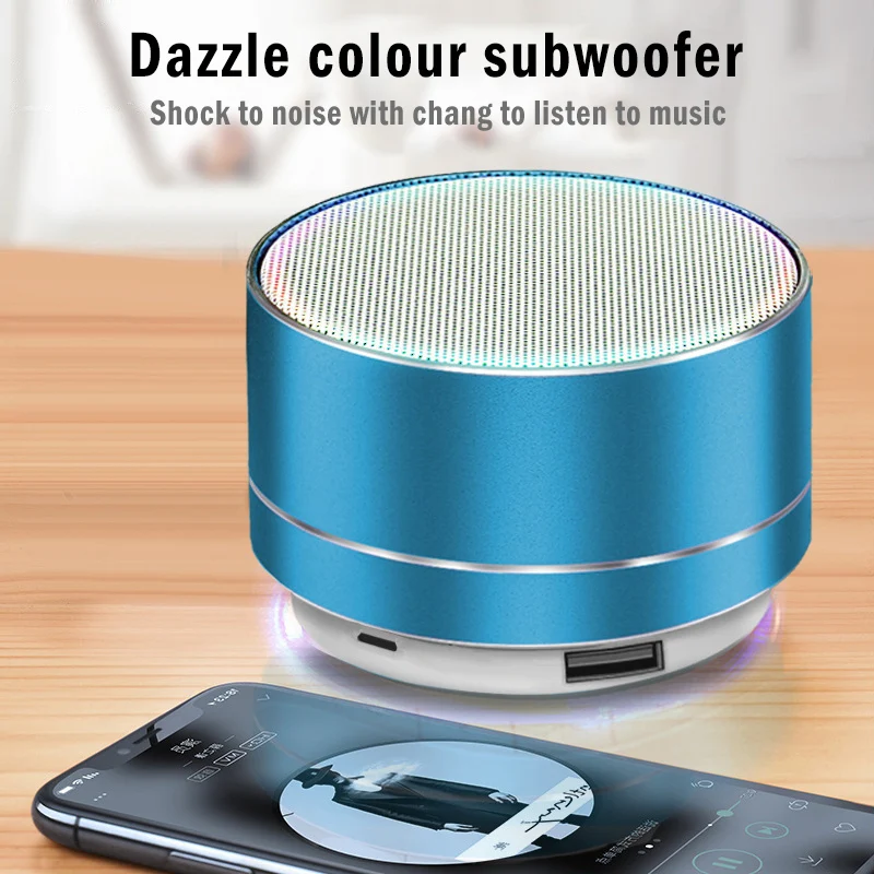 

PC Mobile Phone Universal Portable Card Speaker Mini Subwoofer Wireless Bluetooth-compatible Speaker Device For Outdoors Home