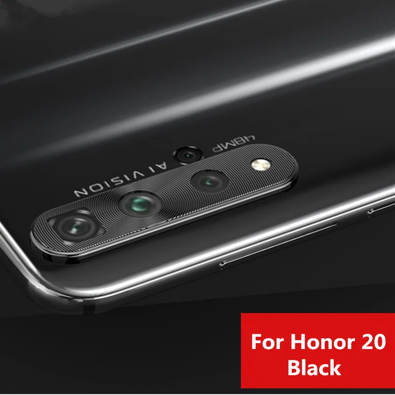 Для Honor 20 Pro Защитная крышка для объектива камеры с кольцевым покрытием алюминиевая защитная крышка для объектива камеры для huawei Honor 20 20i 20s Nova 5t