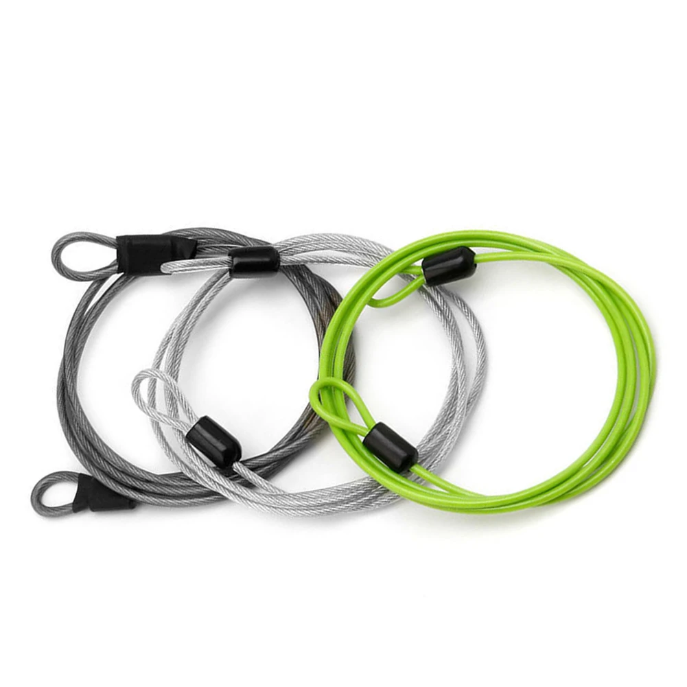 100 см Многофункциональный высокопрочный велосипедный замок для багажа стальная