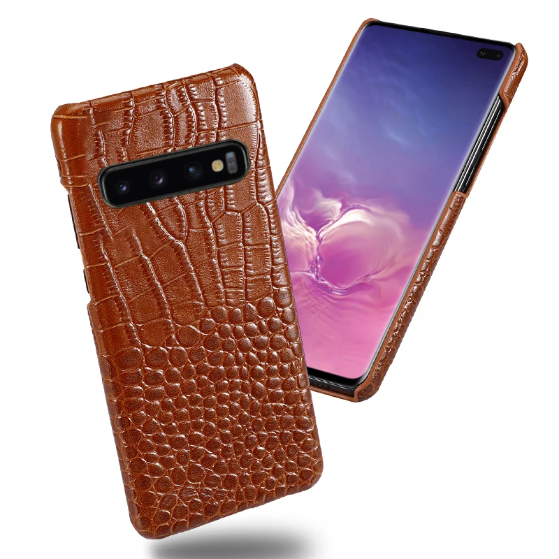 Кожаный чехол для телефона Samsung Galaxy A20 A30 A40 A50 A70 S6 S7 edge S8 S9 S10 Plus Note 8 9 10 plus A5 A7 A8 J5 J6