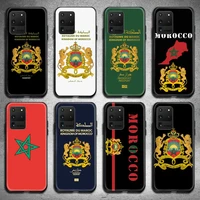 morocco flag passport phone case for samsung galaxy s21 plus ultra s20 fe m11 s8 s9 plus s10 5g lite 2020