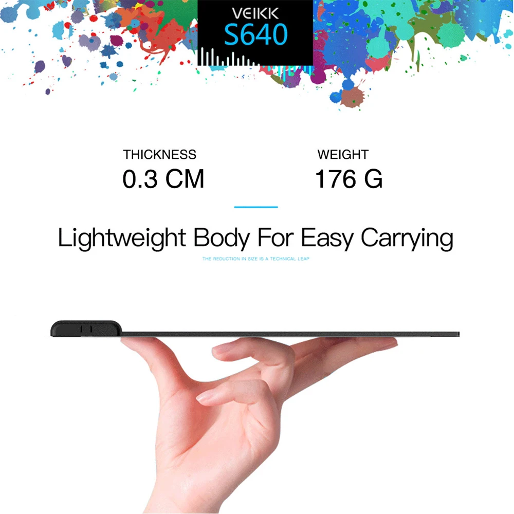 6*4 дюйма 5080DPI 230PPS цифровая ручка планшет аниме графический для рисования и игр OSU с