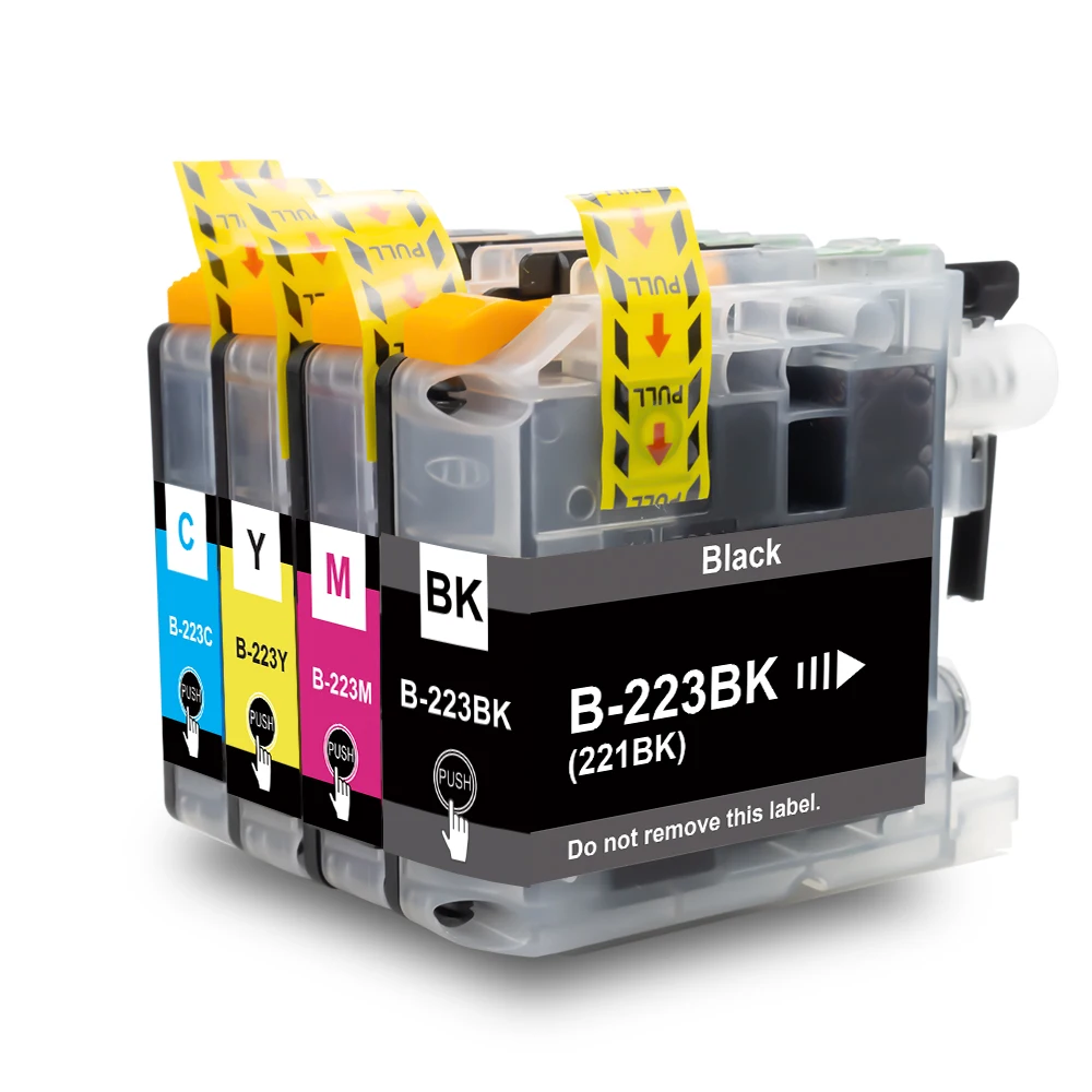 Картридж с чернилами 4PK LC223 совместимый Brother lc 223 LC223Bk для принтера MFC J4420DW J4620DW DCP