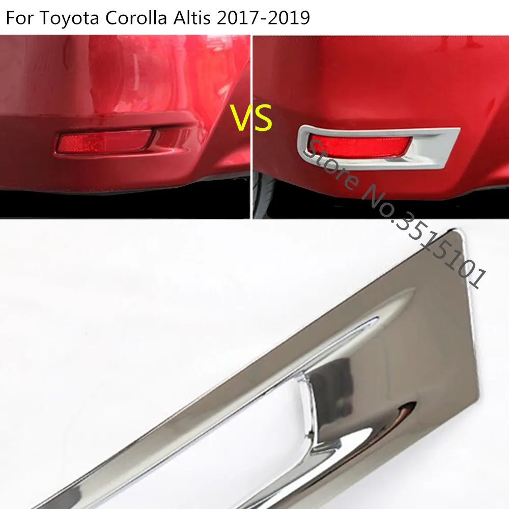 Автомобильная хромированная крышка из АБС пластика отделка задней крышки задняя