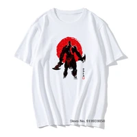 mens t shirt kratos god of war under the sun artsy gaming mens tshirt hip hop graphic new arrival male clothes