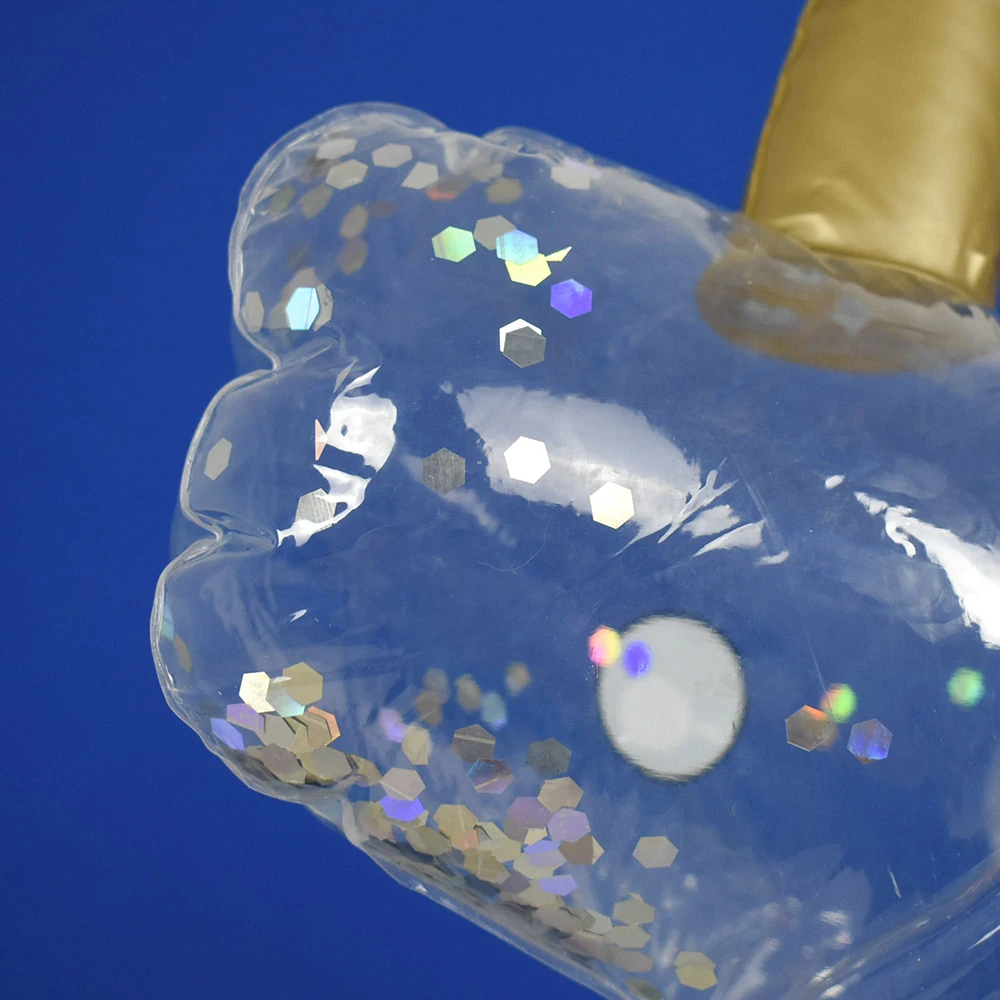 Гигантские полностью прозрачные в форме фламинго единорога надувные ПВХ