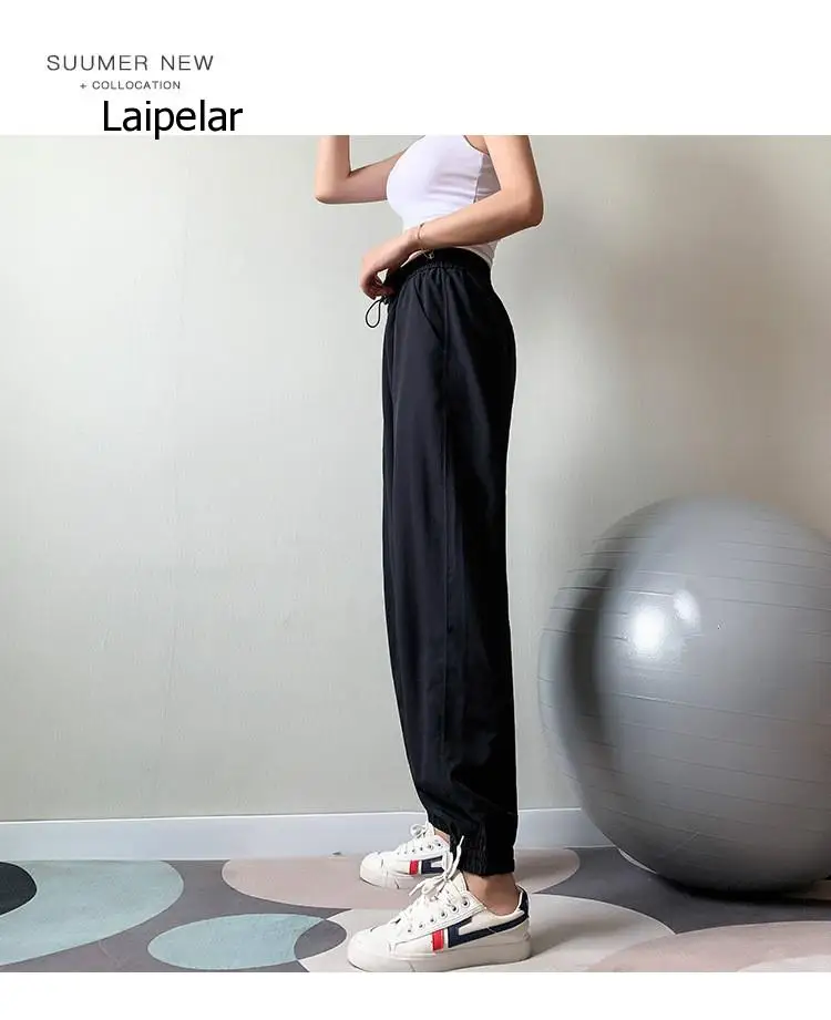 

Loose Sports Women's Running Short Work Office High Waist Quick Dry Pants Summer