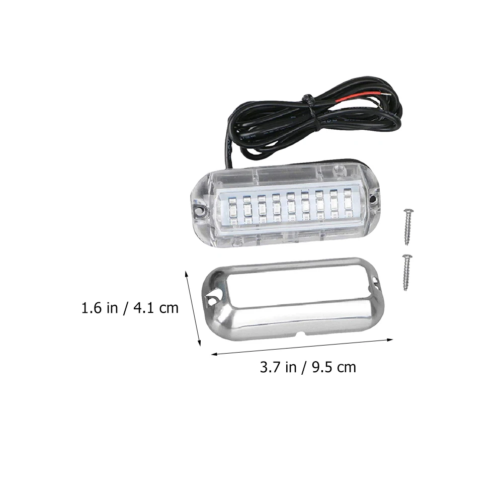 

2 pcs 27 LED Fishing Light Attracting Fish Underwater LED Night Luring Lamps For Marine Pontoon Boat Fishing Tools