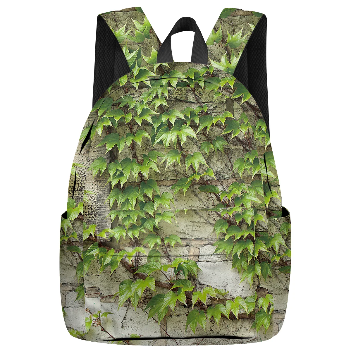 Зеленый ползающие растения на стене рюкзак интерьер брелок держатель Роскошный