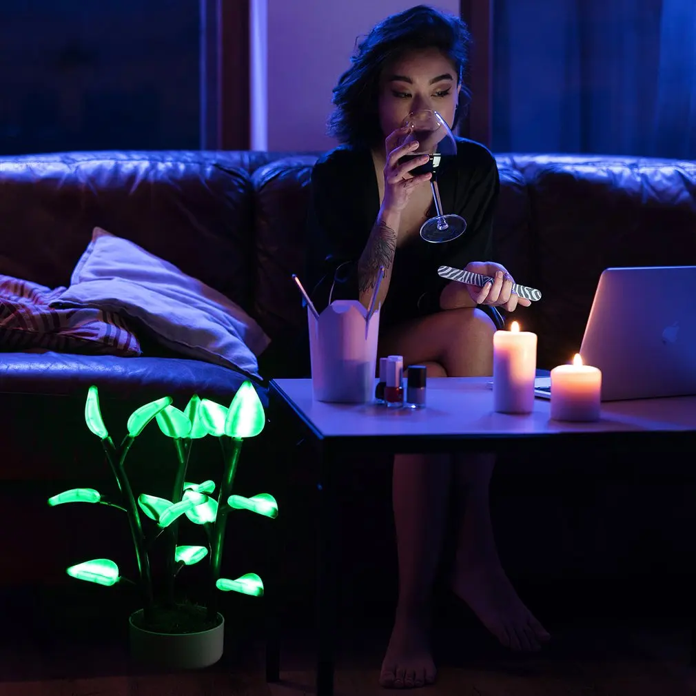

Светодиодный светильник для комнатных растений, декоративные лампы RGB для украшения дома, смены освесветильник, даты, торжеств