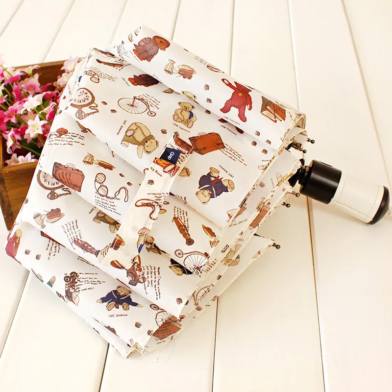 Женские зонты автоматический солнцезащитный анти УФ цветы бренд зонтик дождя