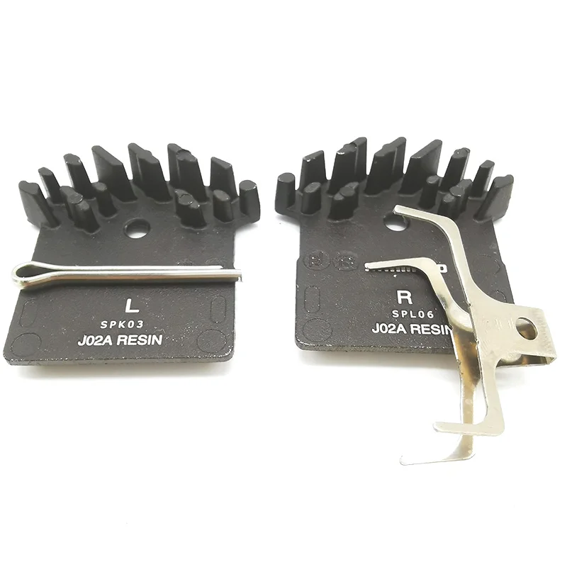 J02A резиновые Тормозные колодки с охлаждающими пластинами совместимые M615/M6000/SLX