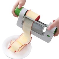 multi function stainless steel fruit machine peeler slicer safety fast peeler household kitchen cutter kitchen accessories