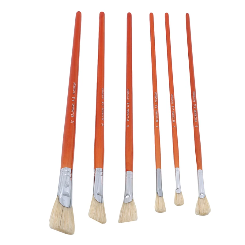 Набор кистей для рисования набор нейлоновых волосяных кисть короткий стержень