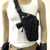 tactical storgage bag body hugging shoulder anti theft wallet men outdoor bicycle pistol gun bag casual cycling sports package