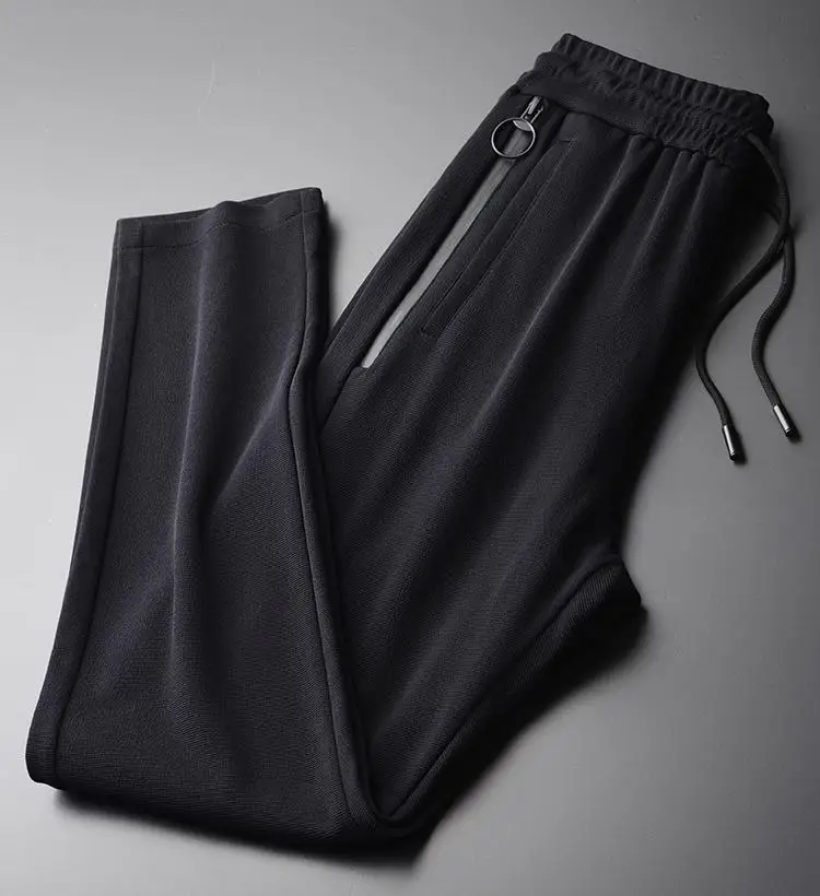 

2020 трикотажные брюки, Мужская Роскошная бабочка весна 3d в поперечную полоску черные мужские брюки размера плюс 4xl с двойным карманом на молн...