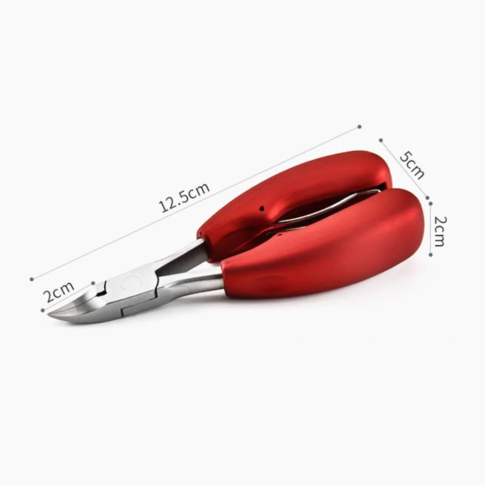 2021 2 Colors Stainless Steel Toe Nail Clippers Professional Ingrown Cutters Dead Skin Remover Podiatry Pedicure Care Tool | Красота и