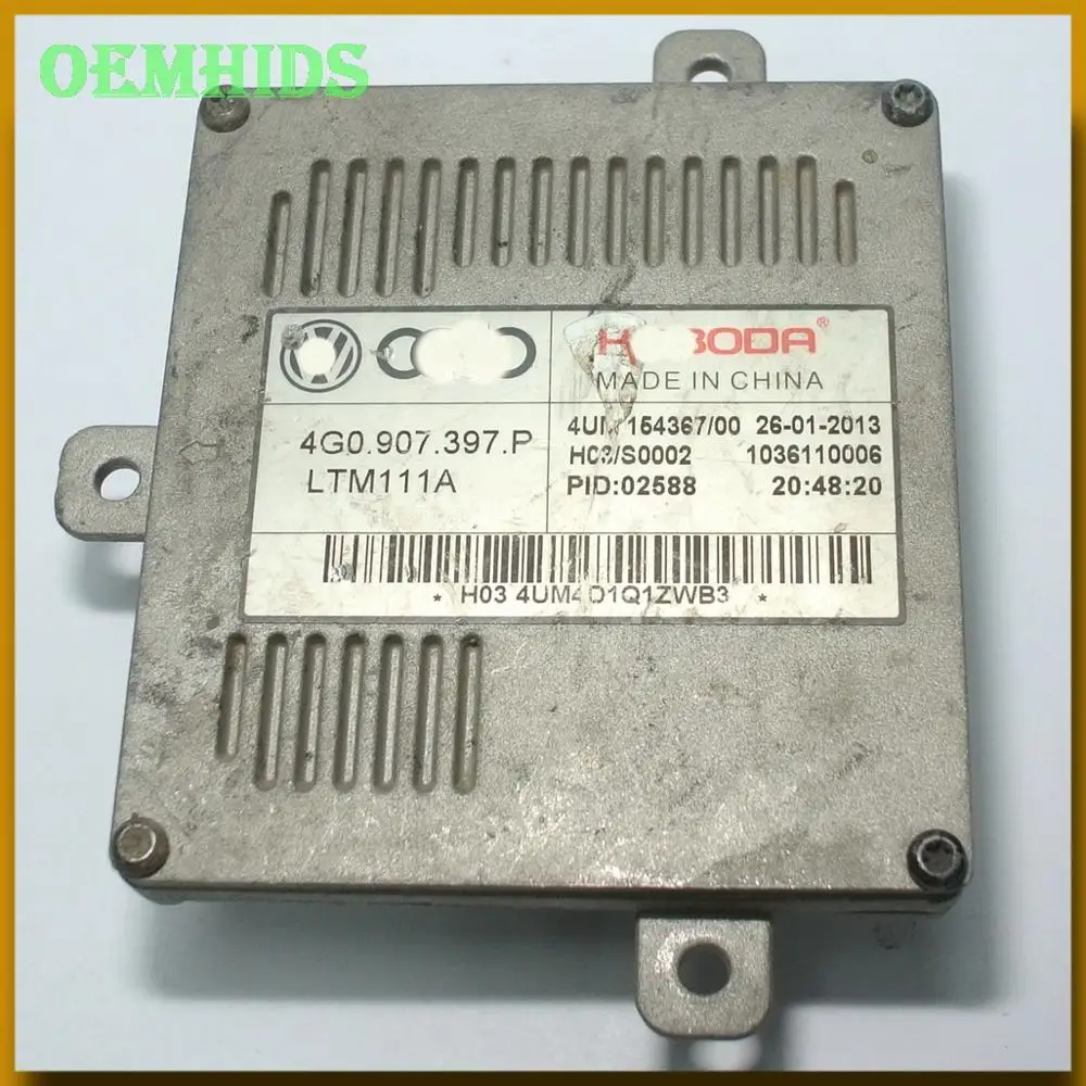 4G0907397P 1 шт. б/у оригинальный OEMHIDS светодиодный балласт A10 02 078 DRL блок управления для