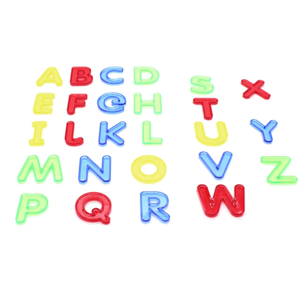 26 шт прозрачный PE алфавиты A-Z письмо Преподавание Инструмент для детей раннего