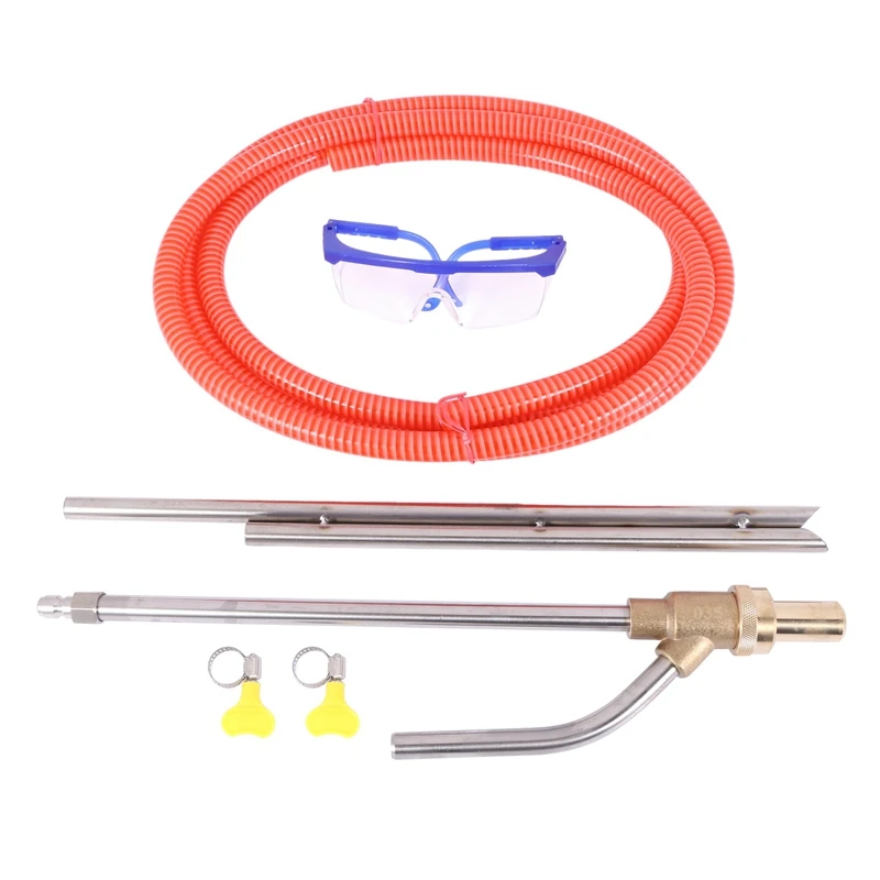 

Pressure Washer Sandblasting Kit, Wet Sandblaster Attachment, 5000 PSI, 1/4 Inch Quick Disconnect