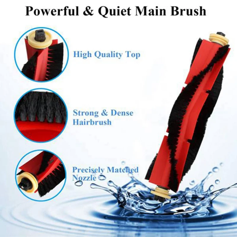 

for Xiaomi Vacuum Cleaner Accessories Roborock S6 S60 S65 S5 S50 E35 S55 Main Brush,HEPA Filter,Cleaning Cloth,Parts