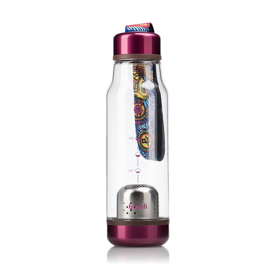 Прозрачная бутылка-фильтр портативная водная напольная чашка Спортивная