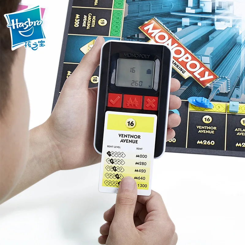 Hasbro игровая монопольная китайская версия улучшенная электронная банкинг игра