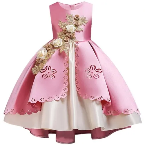 2019 Winter Christmas Dress Girls Wedding Party Elegant Tutu Princess Kids Dresses For Clothing vestidos 3-12 Years | Детская одежда и