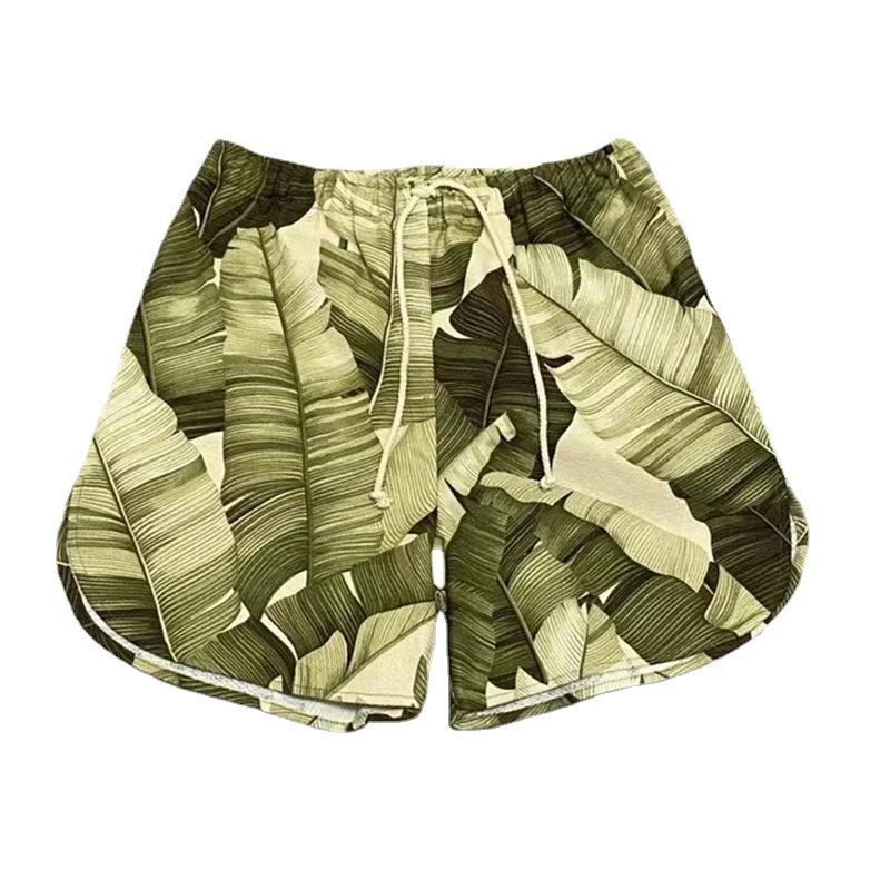 

Street Brand High Jungle Gurl Hawaii Summmer Casual Shorts Pants Oversized Streetwear Men's Clothing