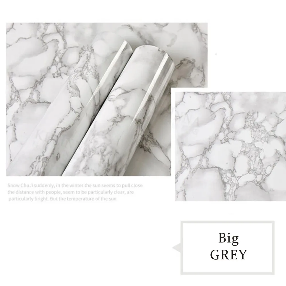 

Waterproof Oil-proof Marble Wallpaper Self Adhesive Vinyl Sheet Solid Color For Desktop Modern Furniture Living Room Home Decor