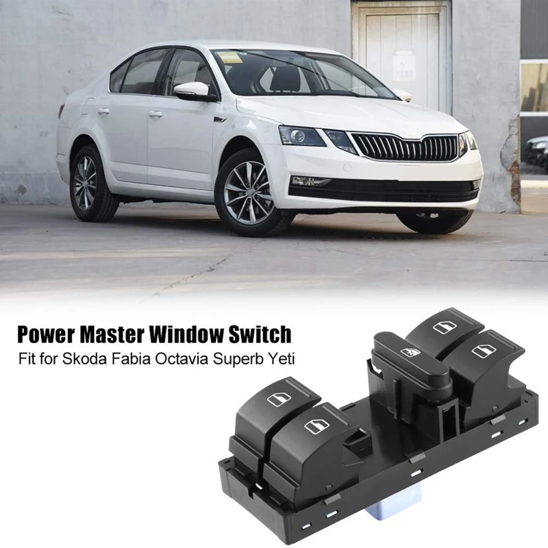 Передний левый стеклоподъемник выключатель питания 1Z0959858B для Skoda