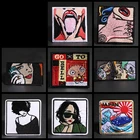 Нашивка С мультяшной вышивкой для одежды, патч для пришивания в стиле японского аниме, сделай сам, хип-хоп, панк, патч для пришивания, детская одежда, аппликации