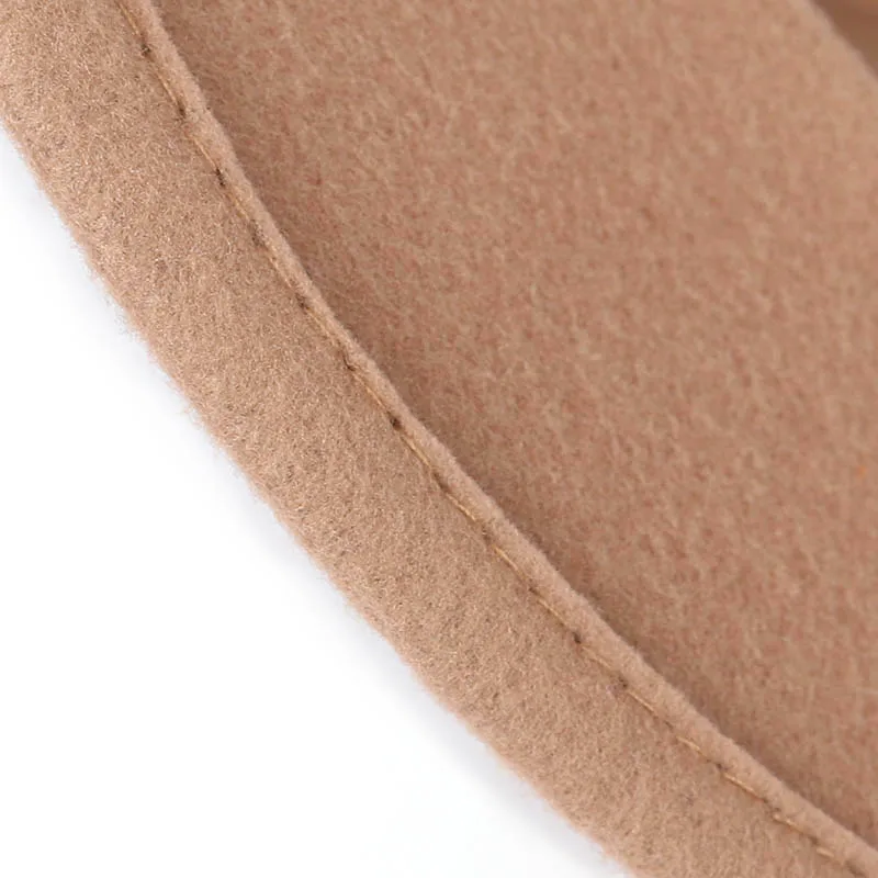 Осенняя шапка для женщин унисекс 2020 зимняя фетровая шляпа мужчин с широкими