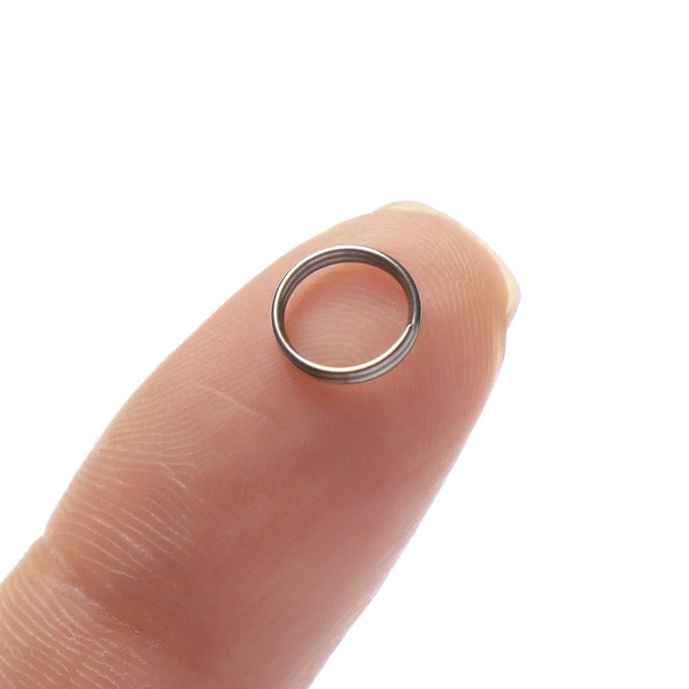 50 шт для повседневного использования металлический брелок колцо ключей крючки