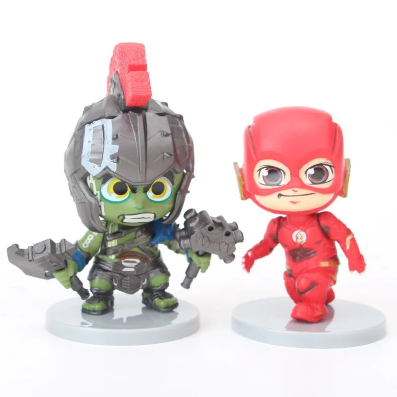 6 шт./партия Marvel Мстители 3 Капитан Америка Железный человек Человек паук Аниме