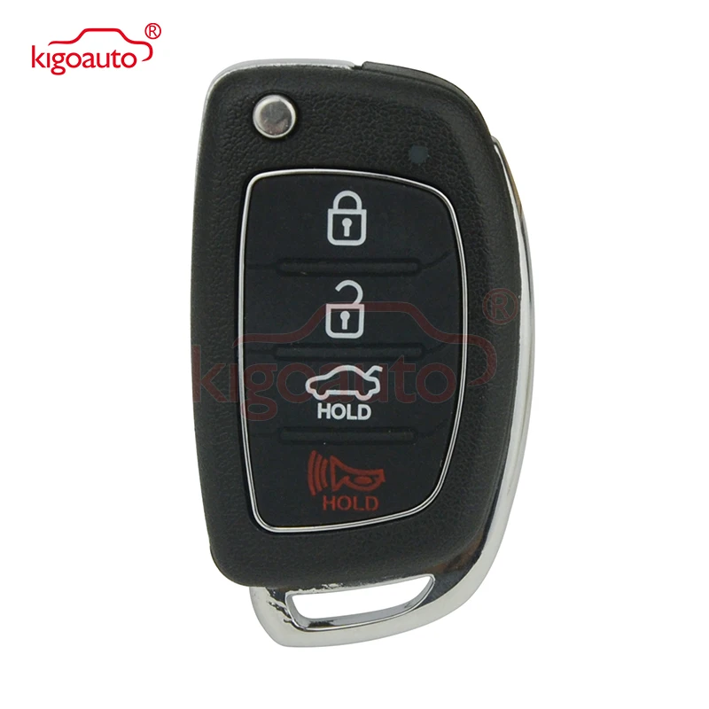 Kigoauto 4 кнопки раскладной складной дистанционный ключ оболочка Fob чехол для HYUNDAI