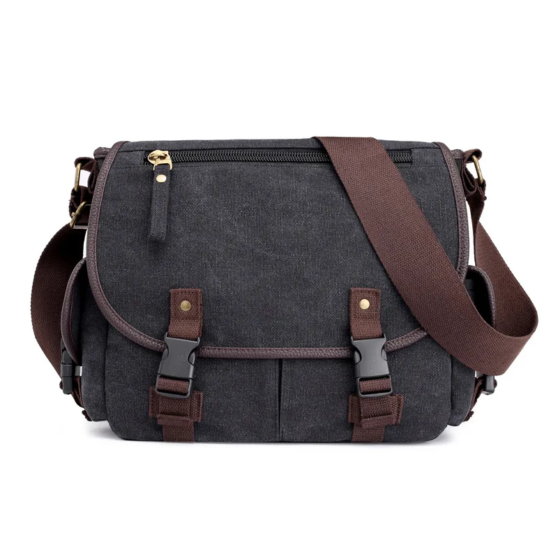 

Men's handbag canvas shoulder bag Messenger bag men fashion tide bag casual Korean style of laptop leisure bag crossbody bags
